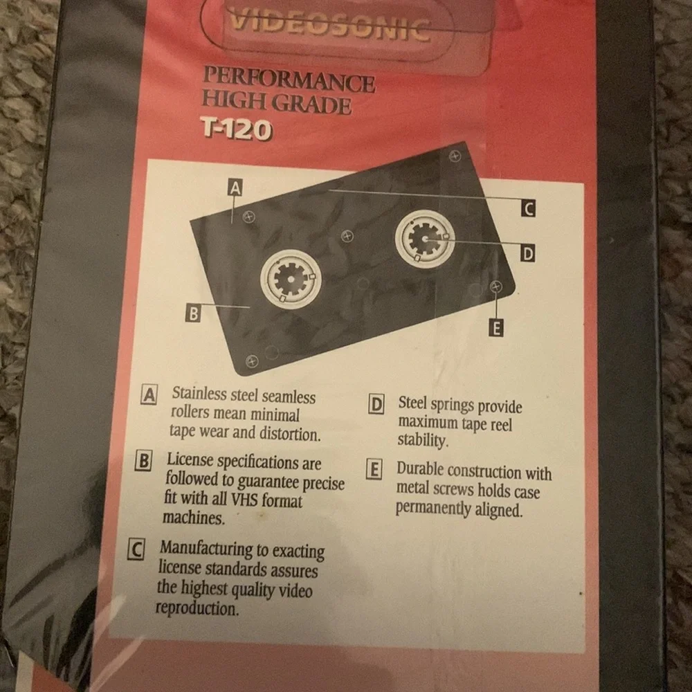 2 VHS Videosonic Performance High Grade T-120